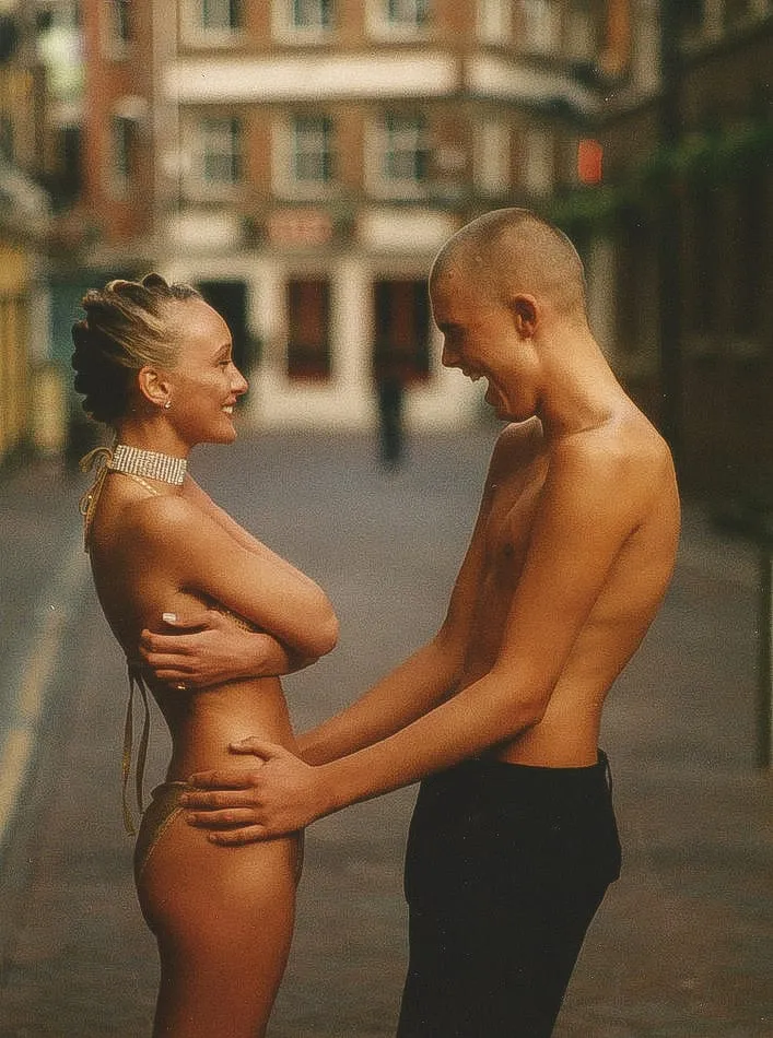 A fashion image from Helen’s model agency years