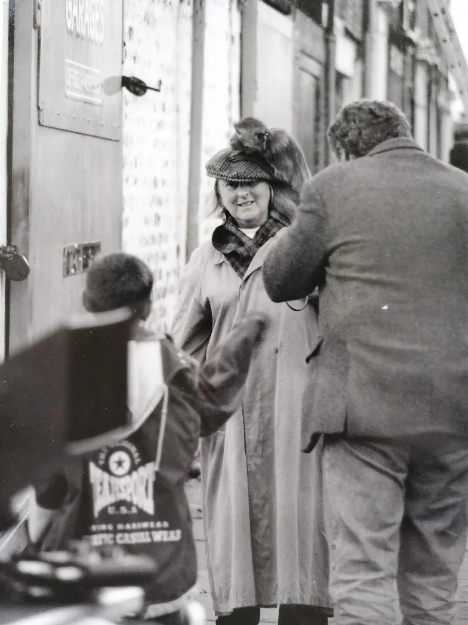 Helen Tinner photographing behind the scenes during her early career